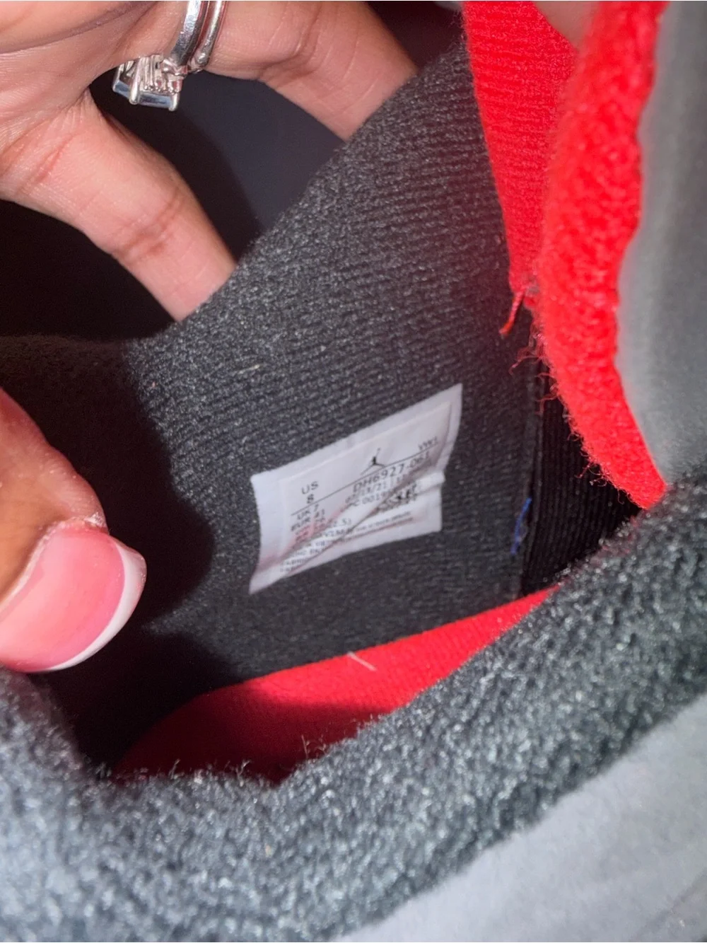 Air Jordan 4 Retro - Grey/red Men’s Sneakers
